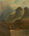 Bild Gemälde  Gray, Cederic Charles Curven C. ( ? ) " Scottish one Landscape"