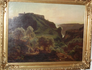 Bild Gemälde - Schödlberger, Johann Nepomuk - Wasserfall bei Tivoli