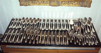 alte Bestecke - Bruckmann 800er - Augsburger Faden