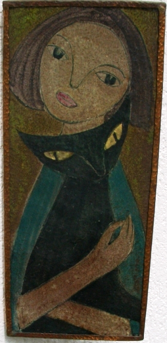 Bild Gemälde - Hildegard Storr Britz - Keramik-Wandbild