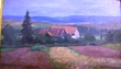 Bild Gemälde - H.R.v. Volkmann - Gehöft bei Willingshausen