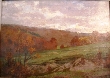 Bild Gemälde - H.R.v. Volkmann - Herbstlandschaft bei Willingshausen
