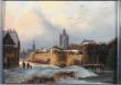 Bild Gemälde - Francis John Wyburd - Stadtansicht Holland