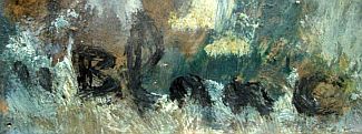 Bild Gemälde - Blanc - Blumenstilleben - impressionistisch
