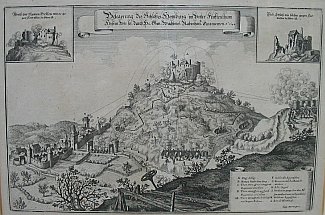 Bild Gemälde - Merian - Homberg Efze