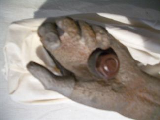 Figuren - Jesusfigur aus Gusseisen
