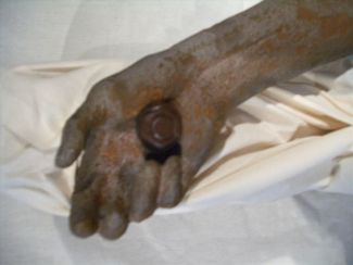 Figuren - Jesusfigur aus Gusseisen