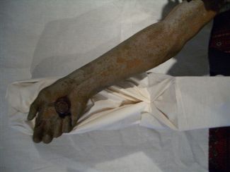 Figuren - Jesusfigur aus Gusseisen