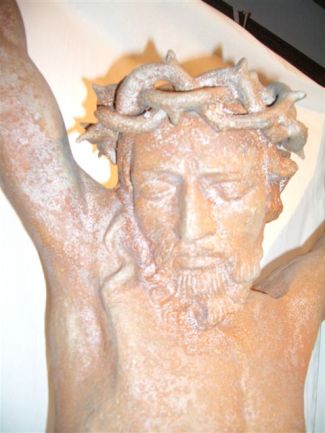 Figuren - Jesusfigur aus Gusseisen