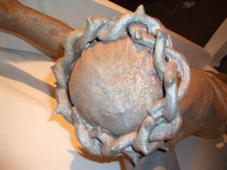 Figuren - Jesusfigur aus Gusseisen