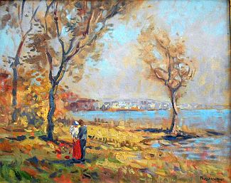 Bild Gemälde - Nussbaumer - Am Genfer See