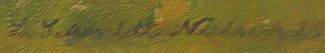 Bild Gemälde - Nilsen Schmidt - Bergige Landschaft