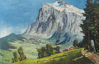 Bild Gemälde - Aigo - Wetterhorn
