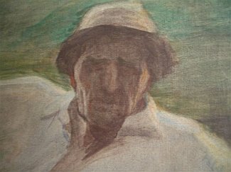 Bild Gemälde - Carl Bantzer - Studie zur Abendruhe