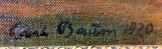 Bild Gemälde - Carl Baum - Ritter Carolus vor der Burg