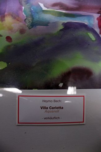 Bild Gemälde - Heymo Bach - Villa Carlotta