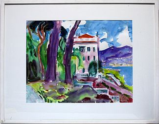 Bild Gemälde - Heymo Bach - Villa Carlotta