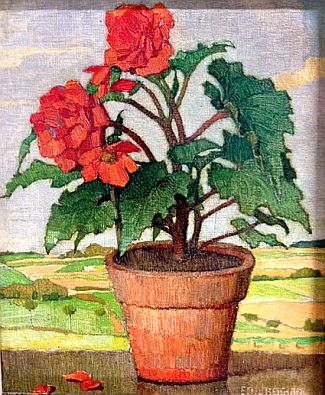 Bild Gemälde - Emil Beithan - Topfblume