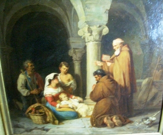 Bild Gemälde - Lud. Jos. Brüls - la bénédiction de l´heureuse famille