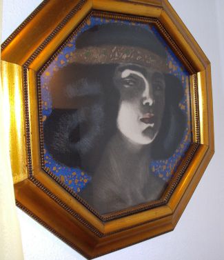 Bild Gemälde - Max Brüning - Salome Farbradierung