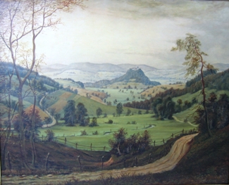 Bild Gemälde - Karl Buchart - Schloss Spangenberg
