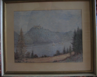 Bild Gemälde- Karl Buchart - Edersee