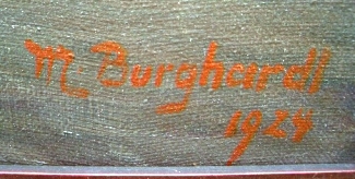 Bild Gemälde - Martin Burghartdt - Kragenhof Ihringshausen