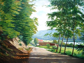 Bild Gemälde - Martin Burghartdt - Kragenhof Ihringshausen