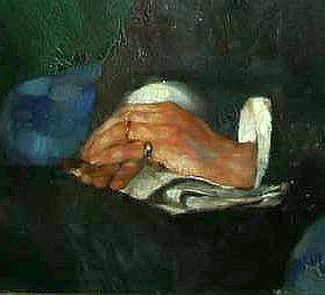 Bild Gemälde - Waldemar Coste - Der Künstler und seine Muse