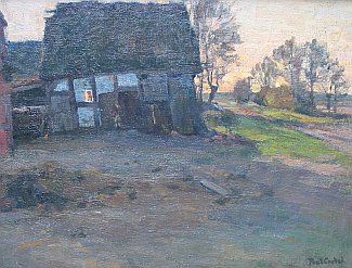Bild Gemälde Paul Crodel - Altes Gehöft