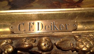 Bild Gemälde - Carl Friedrich Deiker - Birkhahn