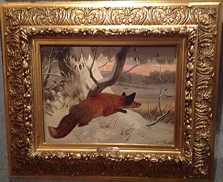 Bild Gemälde - Carl Friedrich Deiker - Fuchs