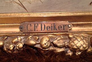 Bild Gemälde - Carl Friedrich Deiker - Fuchs