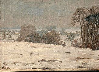 Bild Gemälde - Sophie Dörr - Hessische Winterlandschaft