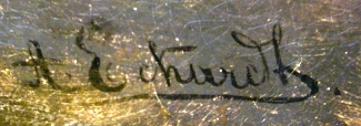 Bild Gemälde - Alois Eckardt - Hammerschmiede um 1887/88