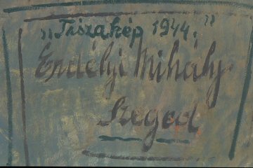 Bild Gemälde Mihay Erdelyi Taszakep 1944