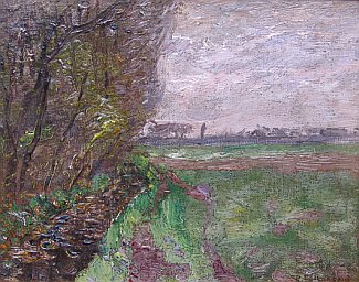 Bild Gemälde - Richard Falkenberg - Am Waldrand