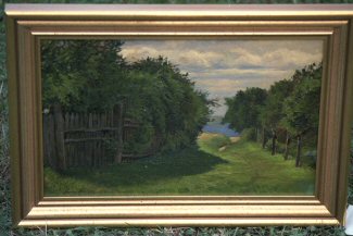 Bild Gemälde Hanny Fanke Hessische Gärten und Wald
