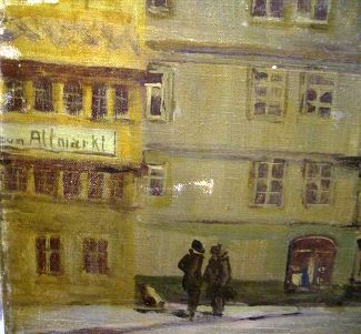 Bild Gemälde - Ferdinand Gild - Kassel Altmarkt 1911