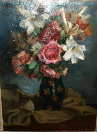 Bild Gemälde - Artur Grimm - Blumenstrauss