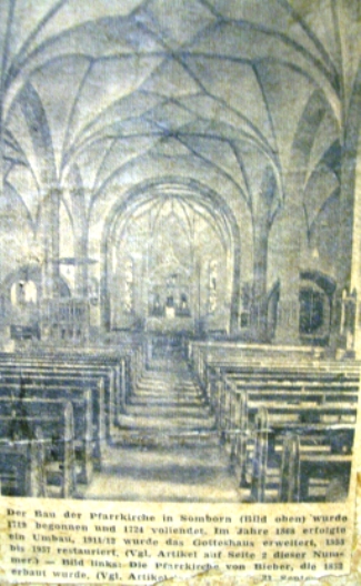 Bild Gemälde - Fritz Gutmann - Pfarrkirche Somborn