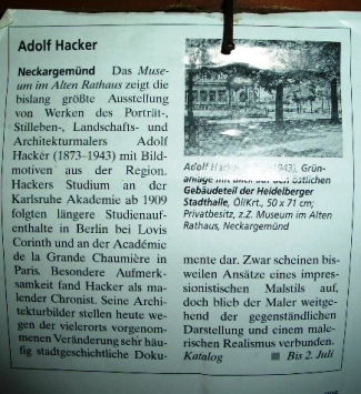 Bild Gemälde - Adolf Hacker - Der Dienstmann