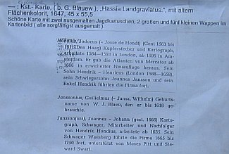 Bild Gemälde - Hassia - Historische Landkarte Hessens