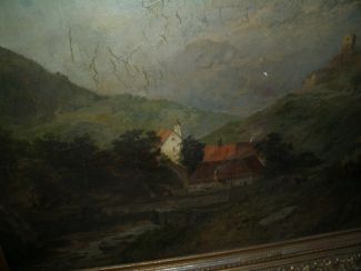 Bild Gemälde - Hans Georg Hesse - Capuchin Abbey in South Tyrol