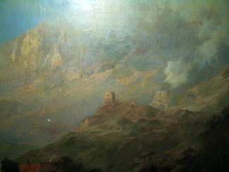 Bild Gemälde - Hans Georg Hesse - Capuchin Abbey in South Tyrol