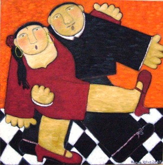 Bild Gemälde - Hanne Holze - Tango