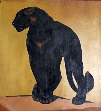 Bild Gemälde - Paul Jouve - Schwarzer Panther
