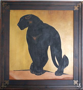 Bild Gemälde - Paul Jouve - Schwarzer Panther