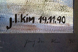 Bild Gemälde - Kim Jung Im - Raum