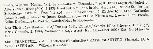 Bild Gemälde - Wilhelm Konrad Kalb